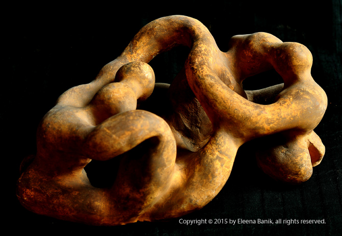 Mother and Children,  Terracota Sculpture