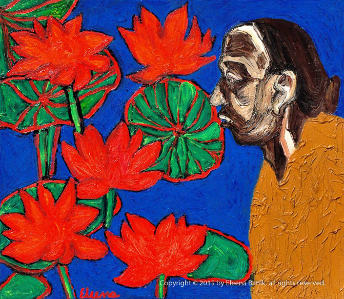 Sharbajaya,Oil on Canvas, 26 x 30 in